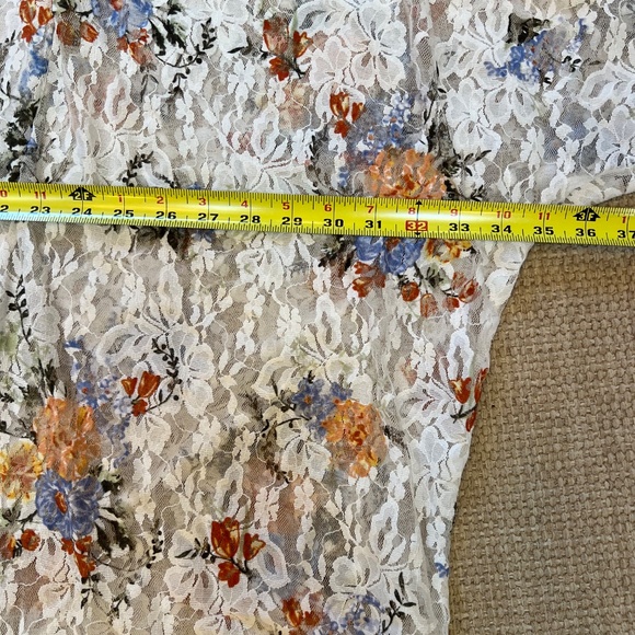 Cato Floral Lace Kimono Womens Sz 18/20 Festival Romantic Lingerie Stretchy Boho - Picture 8 of 9